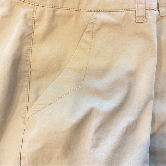 Christopher/Banks Capris Cotton/Spandex Relaxed Baggy Fit Pockets Tab Cuffs  14 - Picture 12 of 13